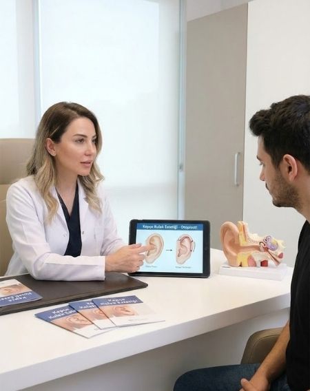 Kepçe Kulak Estetiği - Otoplasti